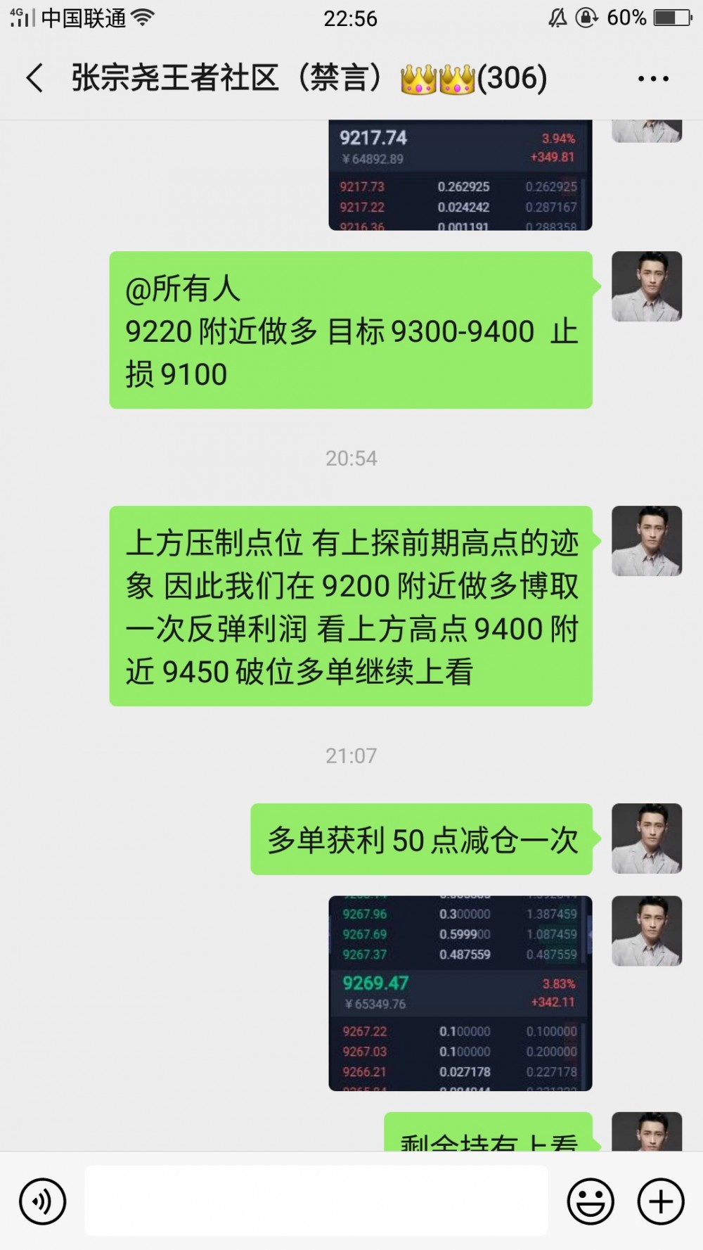 张宗尧：BTC盘中回调、失败、反弹、试高，前期多空获利超过300点2