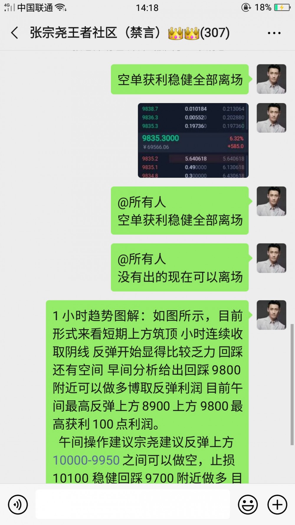 张宗尧：BTC上方承压回调下跌获利 需要选择低点去博取了1
