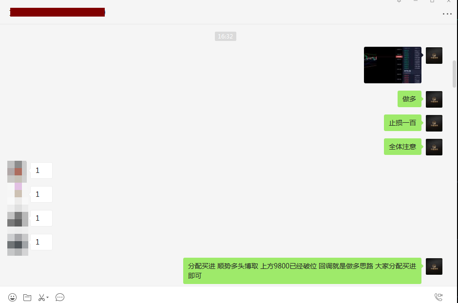 币圈武爷：BTC9760追多再次斩获120点多头 日内三连胜500点到手