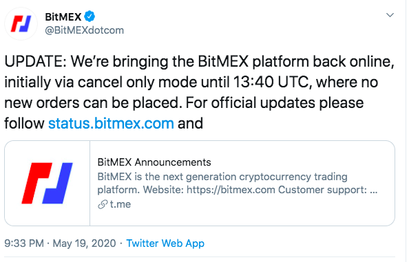 BitMEX停机合同的“王者”老家伙?1 BitMEX停机合同的“王者”老家伙?1