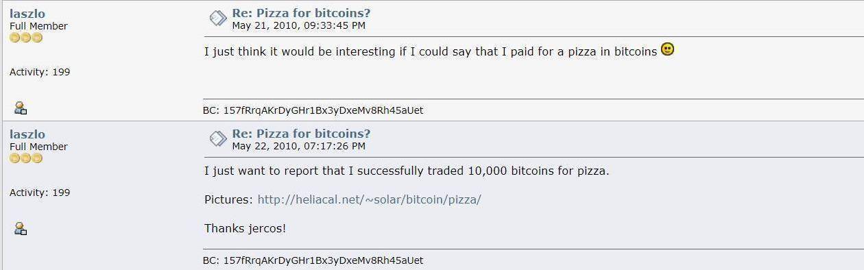 5.22比特币披萨节，程序员一餐吃掉6.3亿2