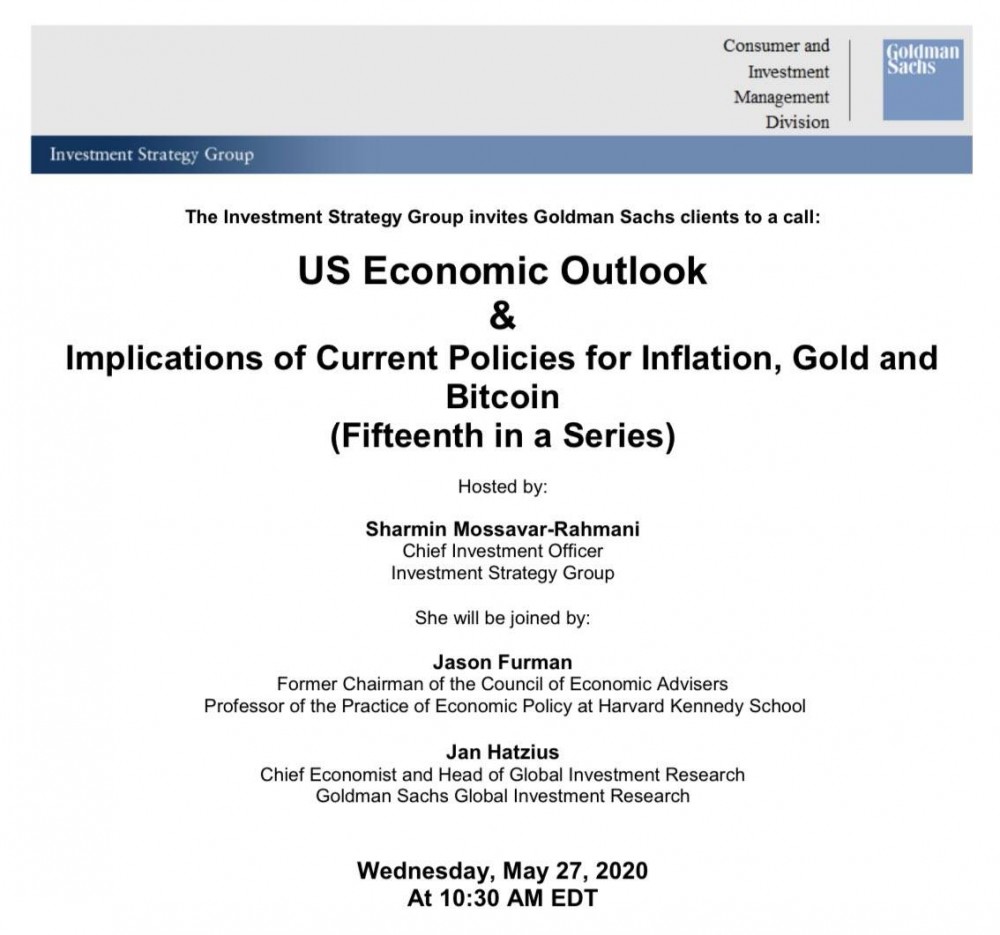 高盛(Goldman Sachs)召开比特币会议时,是否有大量机构涌入的迹象? 高盛(Goldman Sachs)召开比特币会议时,是否有大量机构涌入的迹象?