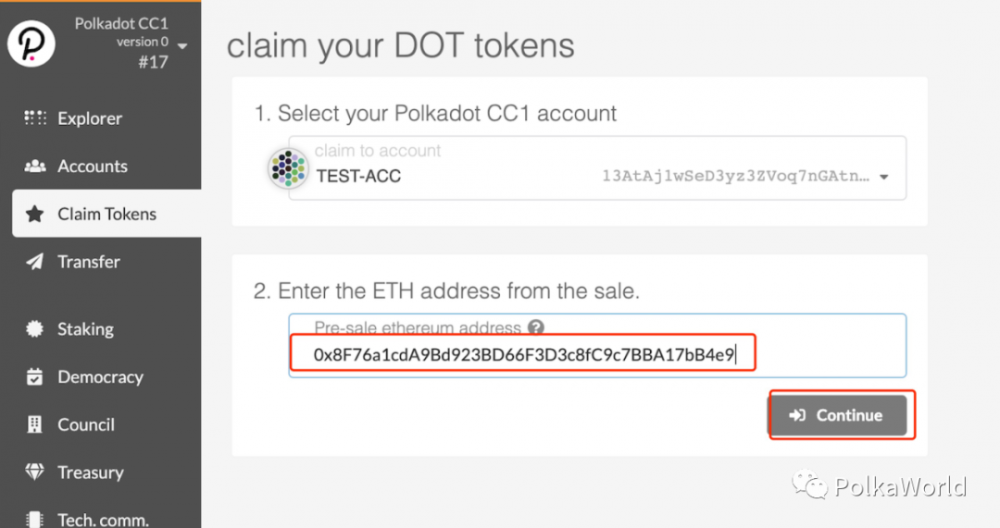教程|如何在Polkadot CC1中映射和声明点3