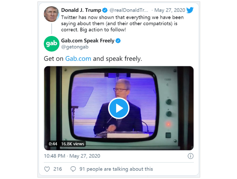 特朗普攻击，小泽反对，V上帝回应，推特的“事实核查”是什么意思？6