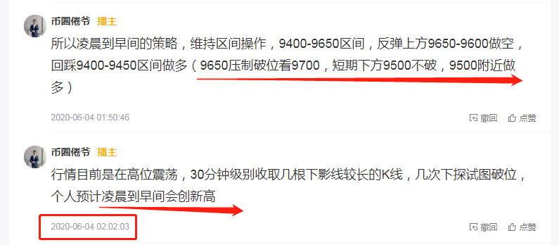 币圈倦爷：凌晨完美预测BTC创新高，策略提前布局9500附近多完美止盈150+