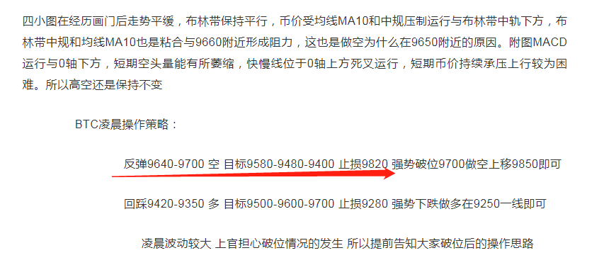 上官论币： 6.4BTC日内分析  币价下行受阻 下方支撑有效短期有向上需求