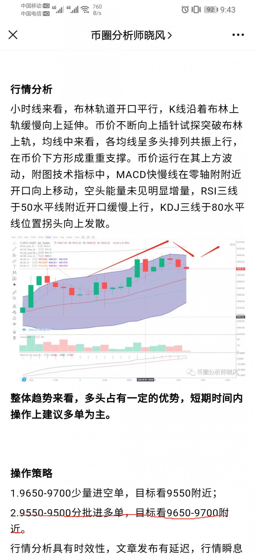 晓风:6.4晚间行情果然强势反弹,后续操作重点转多为空 晓风:6.4晚间行情果然强势反弹,后续操作重点转多为空