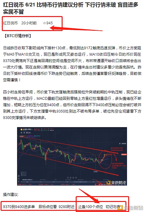 红日说币 6/21比特币操作建议 完美止盈100个点位 自己看短线也有短线的玩法1 红日说币 6/21比特币操作建议 完美止盈100个点位 自己看短线也有短线的玩法1