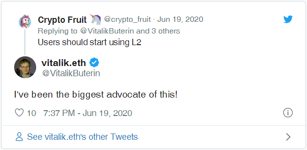 以太坊矿工提议将上限提高到1,250万瓦斯，Vitalik反对以以太坊吞吐量提高44TPS增加瓦斯上限的缺点以太坊 Layer2解决可扩展性问题6