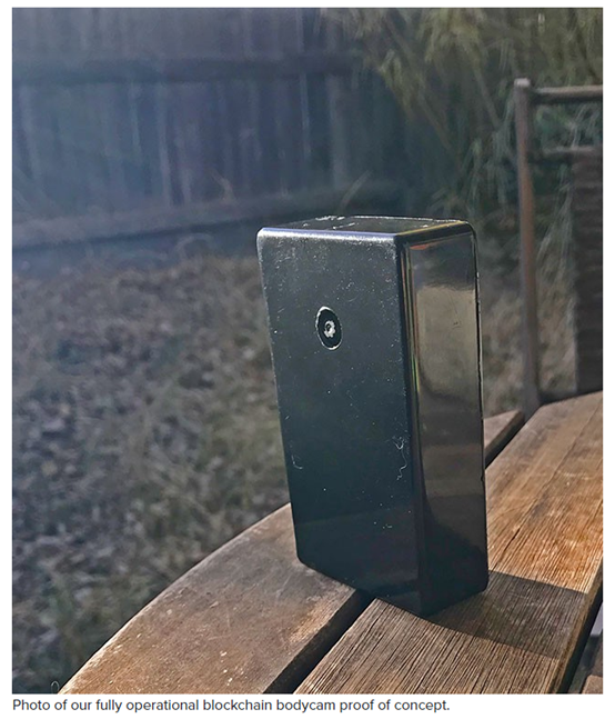 硬核！外国开发商用25美元制造了一个区块链警用相机13