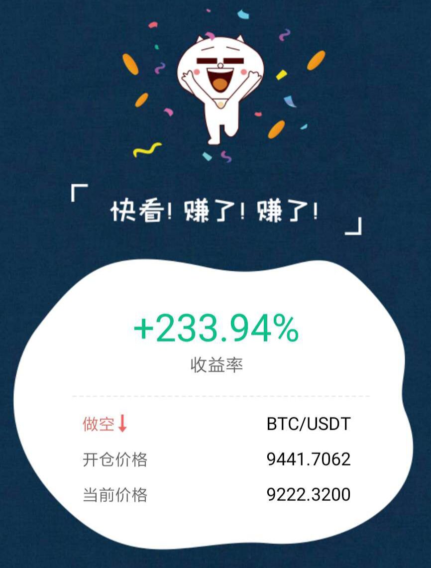 趋势解币：BTC大跌后该何去何从  9446空单完美止盈2