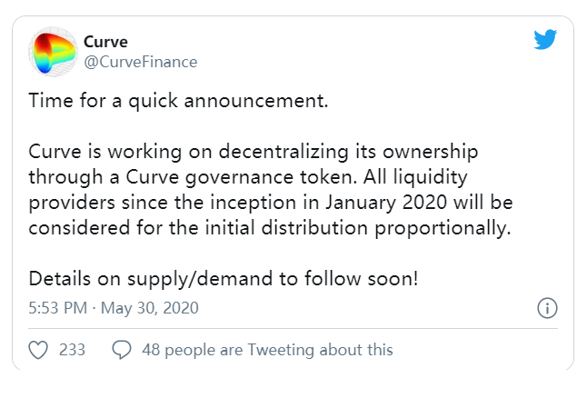 五分钟了解CurveDAO和CRV治理令牌3