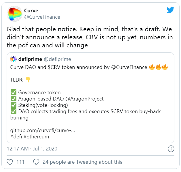 五分钟了解CurveDAO和CRV治理令牌4