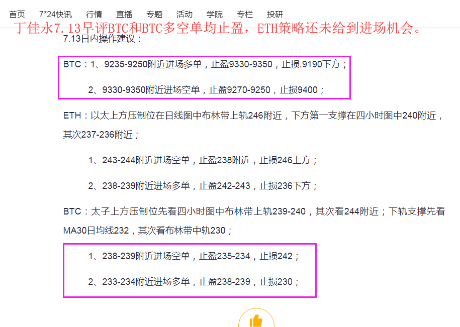 丁佳永：主流币大幅普涨   晚间如何把握利润1