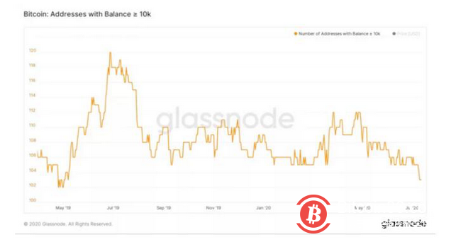 比特币鲸鱼地址的减少会导致市场大幅下跌吗？