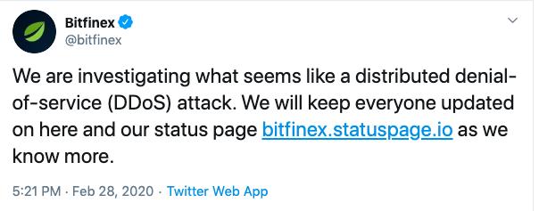 OKEx、Bitfinex先后遭遇DDoS，合约用户还好吗？1