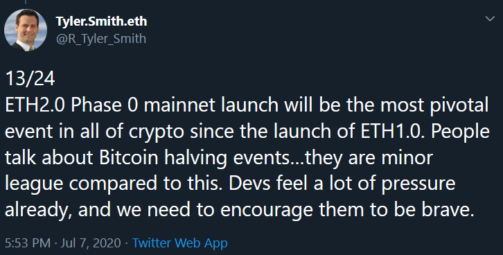 Eth2进展更新 (截至2020/7/10) Eth2进展更新 (截至2020/7/10)
