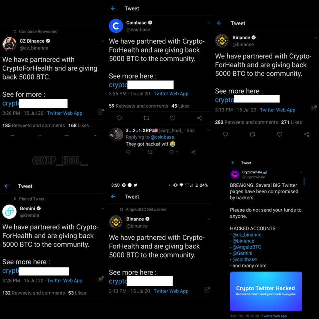 推特大规模被黑，币安、苹果、亚马逊以及前总统，戳进来看看防范建议？1
