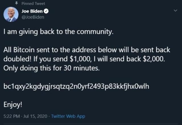 推特史上最大漏洞：黑客攻击美国名流账号盗走十多万美元比特币