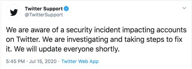 推特大规模被黑，币安、苹果、亚马逊以及前总统，戳进来看看防范建议？7